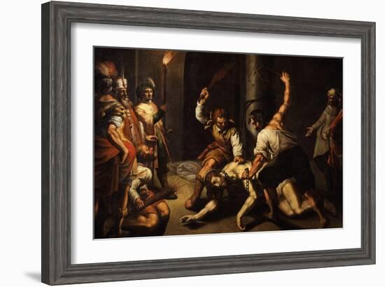 The Flagellation of Christ-Jeremie Le Pilleur-Framed Giclee Print