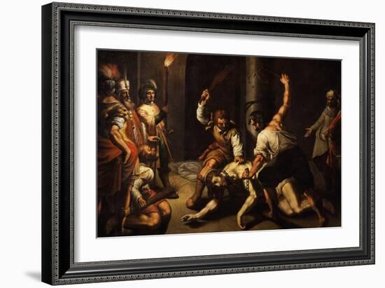 The Flagellation of Christ-Jeremie Le Pilleur-Framed Giclee Print