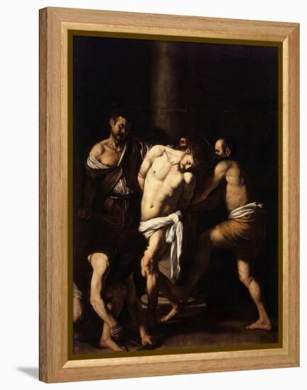 The Flagellation of Christ-Caravaggio-Framed Premier Image Canvas