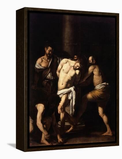 The Flagellation of Christ-Caravaggio-Framed Premier Image Canvas