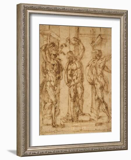 The Flagellation-Baccio Bandinelli-Framed Giclee Print