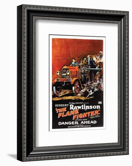 The Flame Fighter - 1925 II-null-Framed Giclee Print