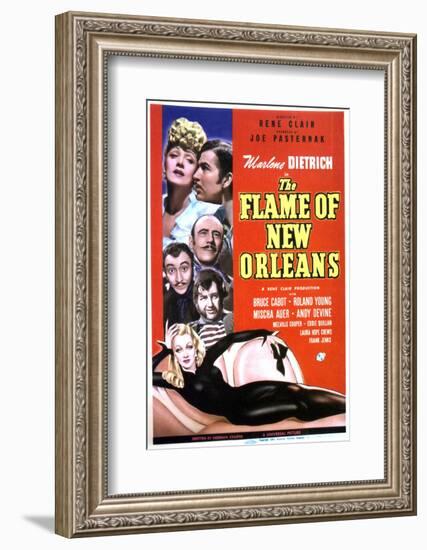 The Flame of New Orleans - Movie Poster Reproduction-null-Framed Photo