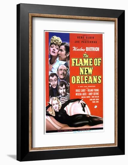 The Flame of New Orleans - Movie Poster Reproduction-null-Framed Photo