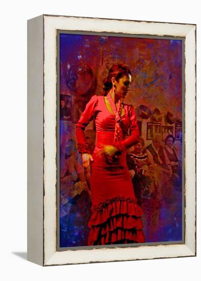 The Flamenco Dancer-Steven Boone-Framed Premier Image Canvas