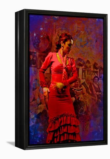 The Flamenco Dancer-Steven Boone-Framed Premier Image Canvas