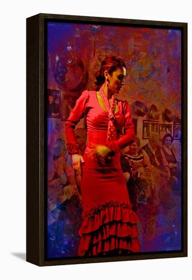 The Flamenco Dancer-Steven Boone-Framed Premier Image Canvas