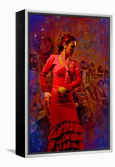 The Flamenco Dancer-Steven Boone-Framed Premier Image Canvas