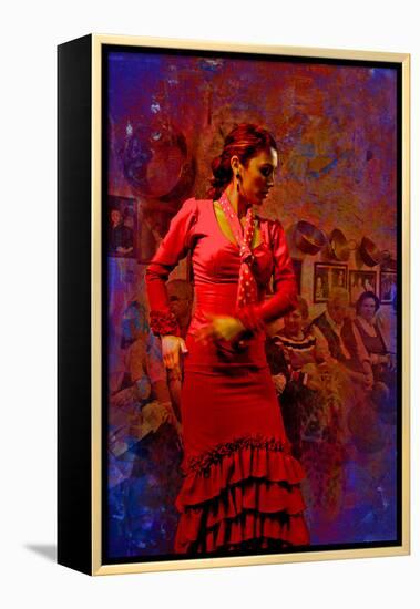 The Flamenco Dancer-Steven Boone-Framed Premier Image Canvas