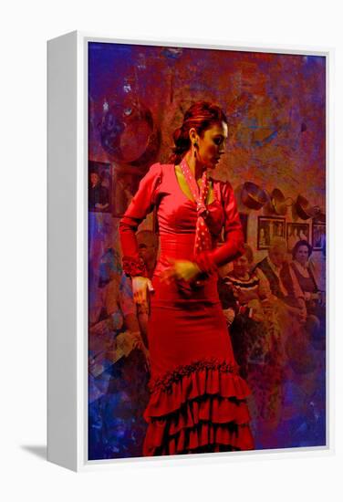 The Flamenco Dancer-Steven Boone-Framed Premier Image Canvas