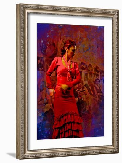 The Flamenco Dancer-Steven Boone-Framed Photographic Print