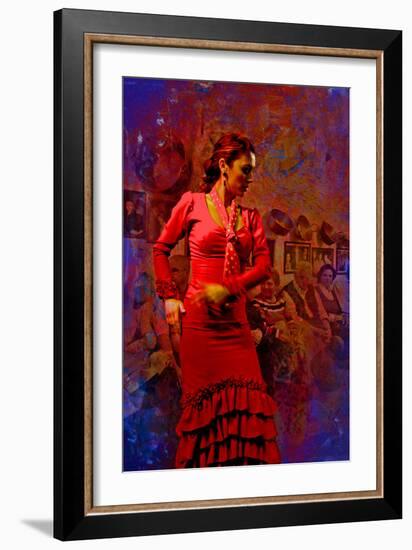 The Flamenco Dancer-Steven Boone-Framed Photographic Print