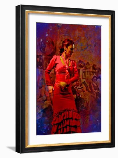 The Flamenco Dancer-Steven Boone-Framed Photographic Print