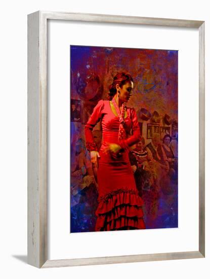 The Flamenco Dancer-Steven Boone-Framed Photographic Print