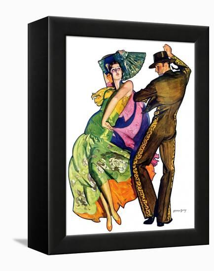 "The Flamenco,"February 1, 1930-McClelland Barclay-Framed Premier Image Canvas