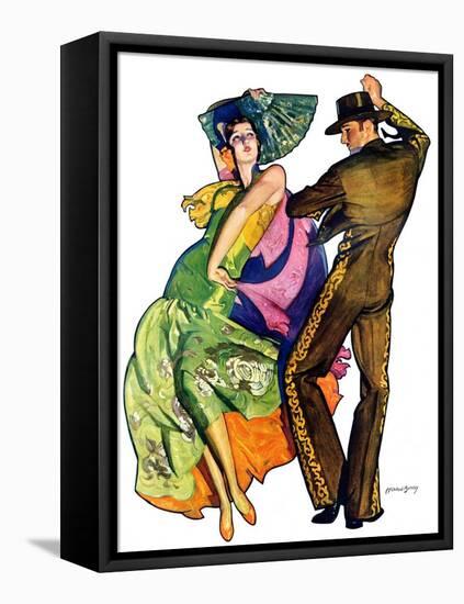 "The Flamenco,"February 1, 1930-McClelland Barclay-Framed Premier Image Canvas