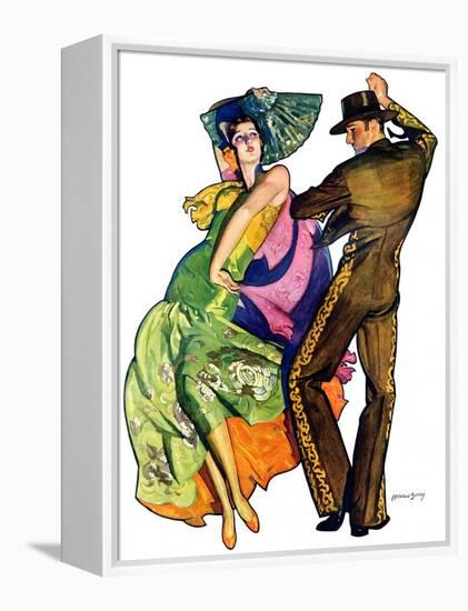 "The Flamenco,"February 1, 1930-McClelland Barclay-Framed Premier Image Canvas