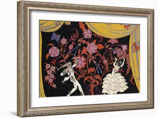 The Flamenco-Georges Barbier-Framed Giclee Print