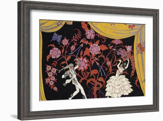 The Flamenco-Georges Barbier-Framed Giclee Print