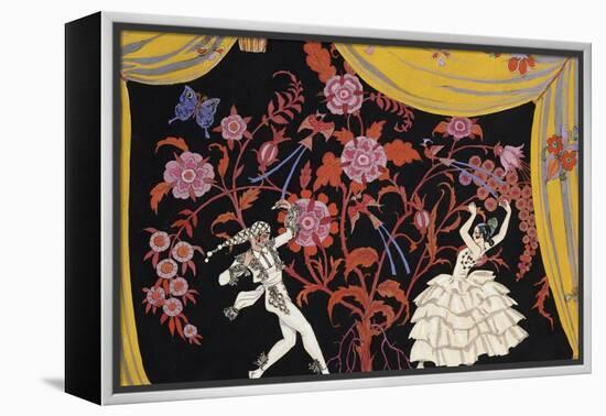 The Flamenco-Georges Barbier-Framed Premier Image Canvas