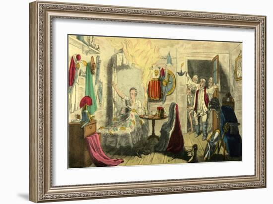 The Flaming Actor-Theodore Lane-Framed Giclee Print
