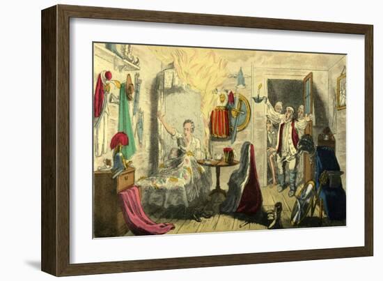 The Flaming Actor-Theodore Lane-Framed Giclee Print