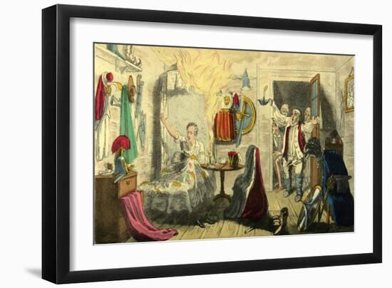 The Flaming Actor-Theodore Lane-Framed Giclee Print