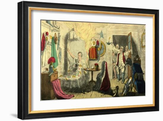 The Flaming Actor-Theodore Lane-Framed Giclee Print