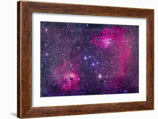 The Flaming Star Nebula in Auriga-Stocktrek Images-Framed Photographic Print