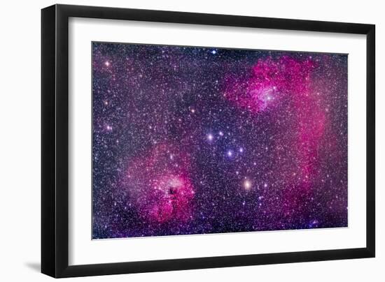 The Flaming Star Nebula in Auriga-Stocktrek Images-Framed Photographic Print