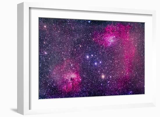 The Flaming Star Nebula in Auriga-Stocktrek Images-Framed Photographic Print