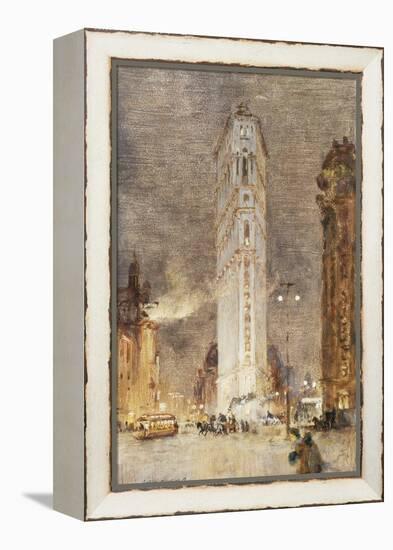 The Flat Iron Building, New York-Colin Campbell Cooper-Framed Premier Image Canvas