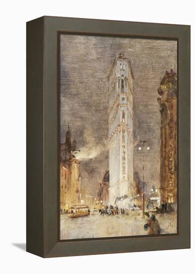 The Flat Iron Building, New York-Colin Campbell Cooper-Framed Premier Image Canvas