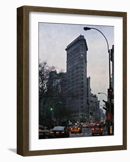 The Flatiron at Dusk-Pete Kelly-Framed Giclee Print