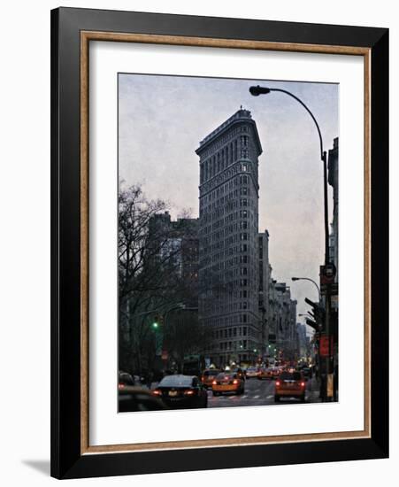 The Flatiron at Dusk-Pete Kelly-Framed Giclee Print