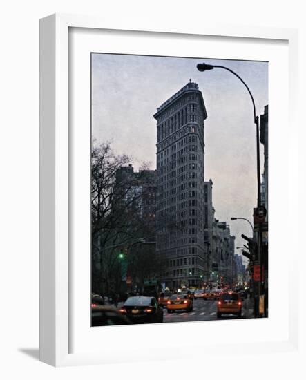 The Flatiron at Dusk-Pete Kelly-Framed Giclee Print