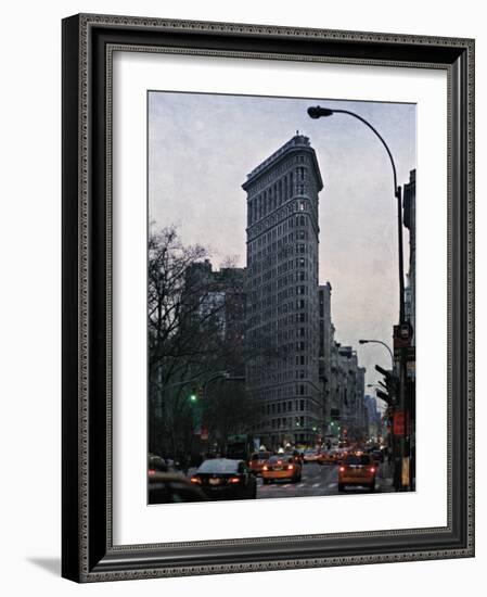 The Flatiron at Dusk-Pete Kelly-Framed Giclee Print