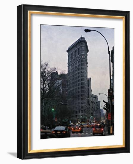 The Flatiron at Dusk-Pete Kelly-Framed Giclee Print