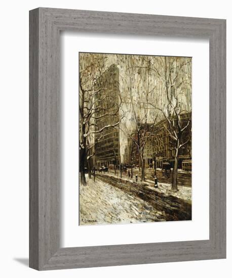 The Flatiron Building, New York, 1903-1905-Ernest Lawson-Framed Giclee Print