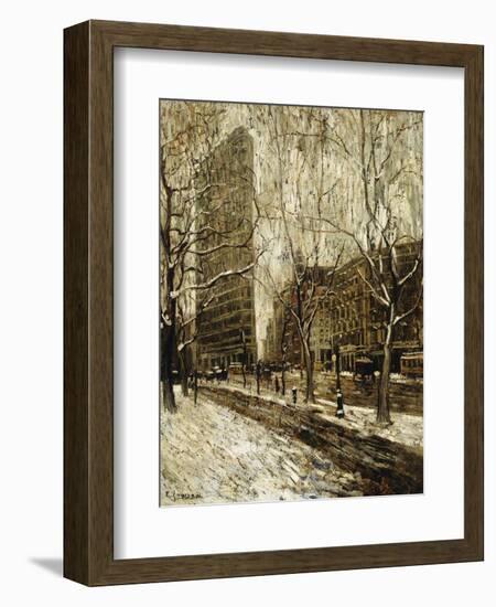 The Flatiron Building, New York, 1903-1905-Ernest Lawson-Framed Giclee Print