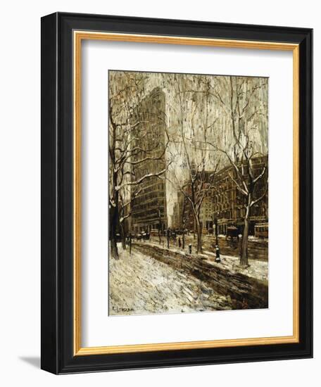 The Flatiron Building, New York, 1903-1905-Ernest Lawson-Framed Giclee Print