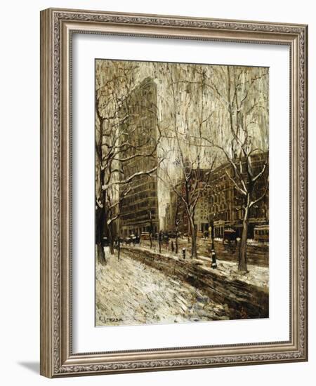 The Flatiron Building, New York, 1903-1905-Ernest Lawson-Framed Giclee Print