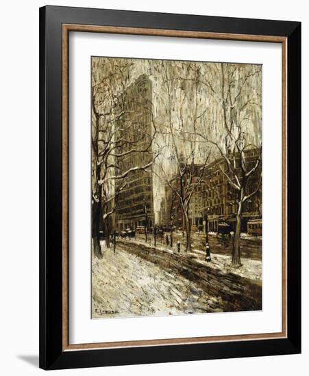 The Flatiron Building, New York, 1903-1905-Ernest Lawson-Framed Giclee Print