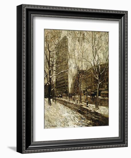 The Flatiron Building, New York-Ernest Lawson-Framed Giclee Print