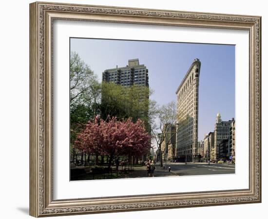 The Flatiron Building, W. 23rd and Broadway, New York, New York State, USA-Adam Woolfitt-Framed Photographic Print