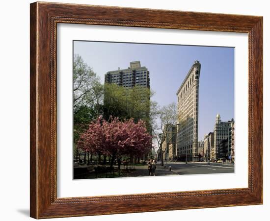 The Flatiron Building, W. 23rd and Broadway, New York, New York State, USA-Adam Woolfitt-Framed Photographic Print