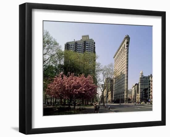 The Flatiron Building, W. 23rd and Broadway, New York, New York State, USA-Adam Woolfitt-Framed Photographic Print