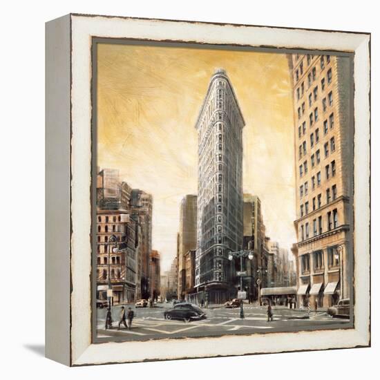 The Flatiron Building-Matthew Daniels-Framed Stretched Canvas