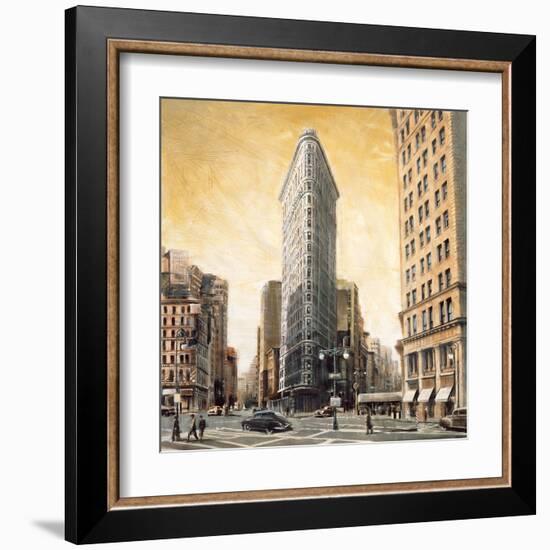 The Flatiron Building-Matthew Daniels-Framed Art Print