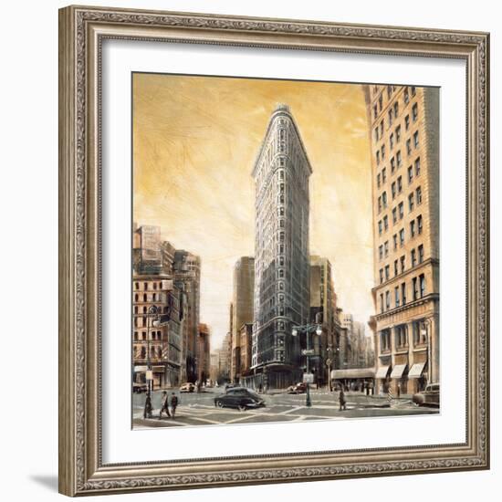 The Flatiron Building-Matthew Daniels-Framed Art Print